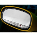 Brushed Stainless Steel Side View Mirror Trim w/'Z06' for 2006-2013 Corvette Z06