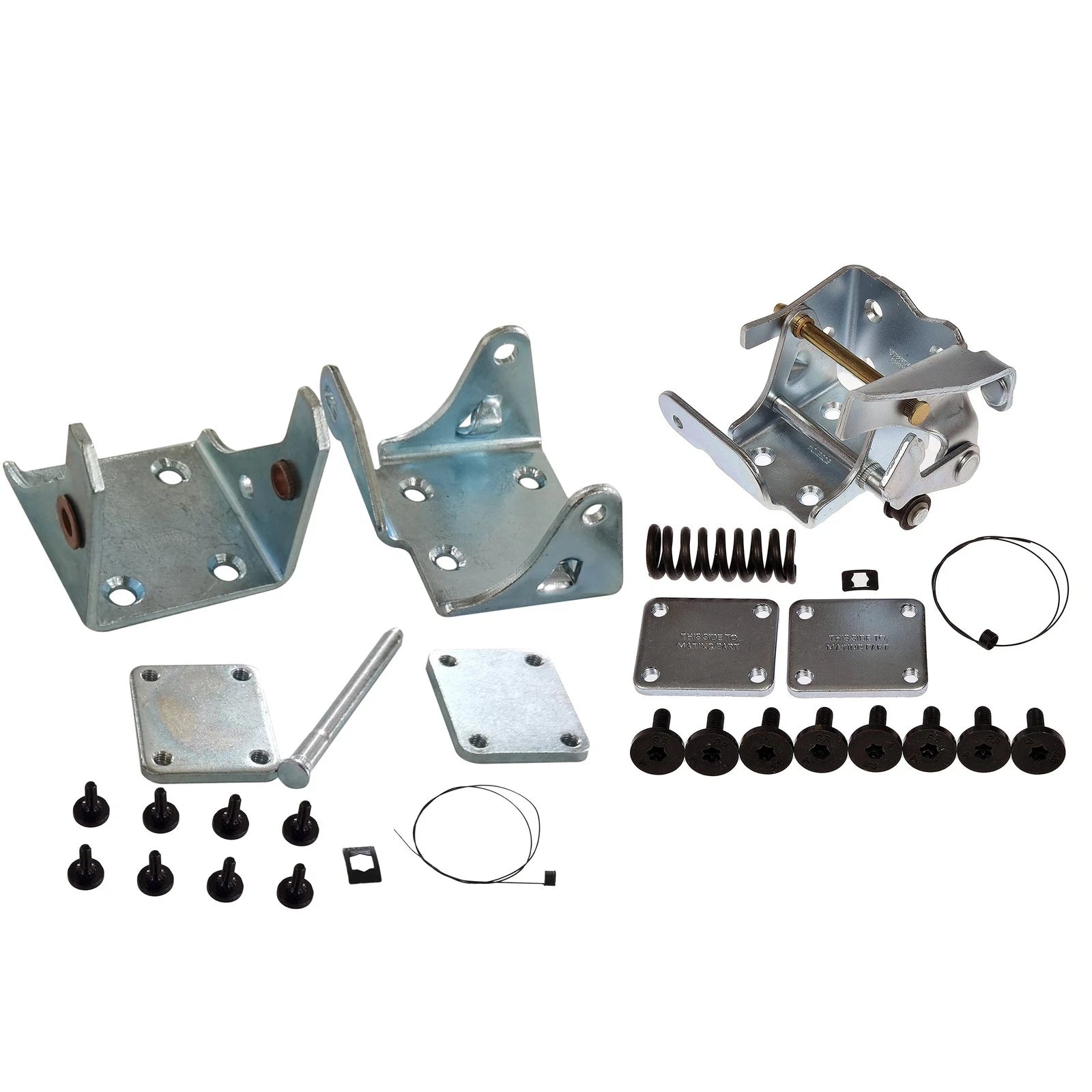 Set of 2 Front Upper Lower Door Hinge Kit for Chevy GMC S10 (1994–2004)