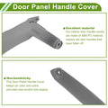 Door Panel Handle Pull Trim Cover for BMW X5 E70 (2007 - 2013) Gray Black