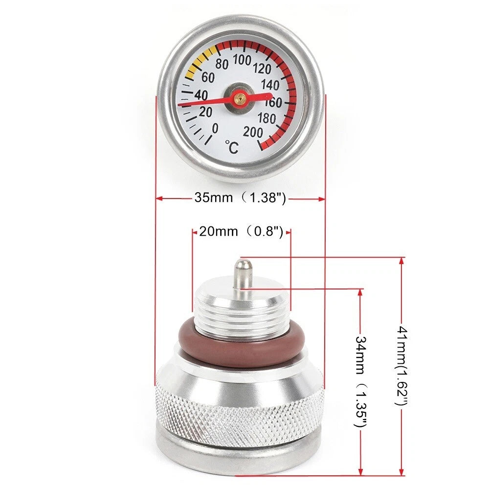 Oil Temperature Gauge Filler Cap for Motorcycle