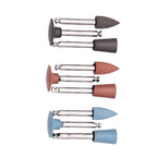 9 Piece Resin Polishing Grinding Head Kit for Wood Metal Use