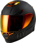 FLY RACING Sentinel Recon Helmet for Street Motorcycle (Small, Matte Black, Fire Chrome)