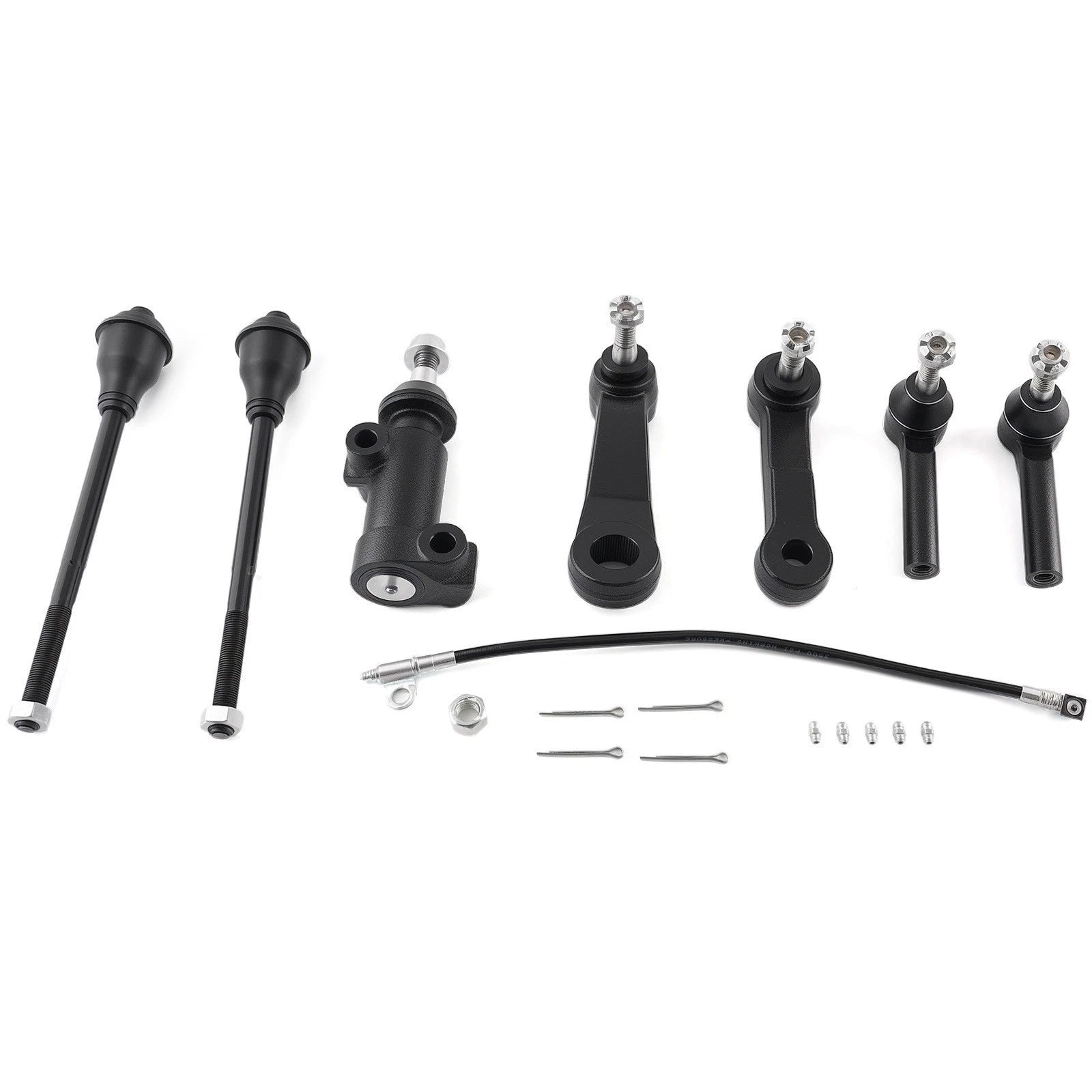 Front Tie Rods Pitman Idler Arm Kit for GMC Sierra Silverado 2500 3500 (2001–2006)