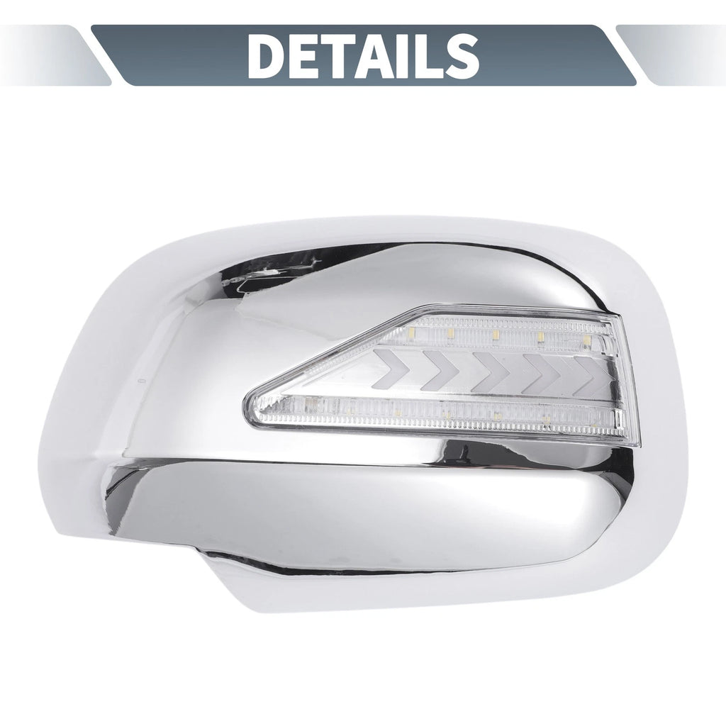 Pair Rearview Mirror Cover Overlay Chrome for Lexus RX330 RX350 (2003)