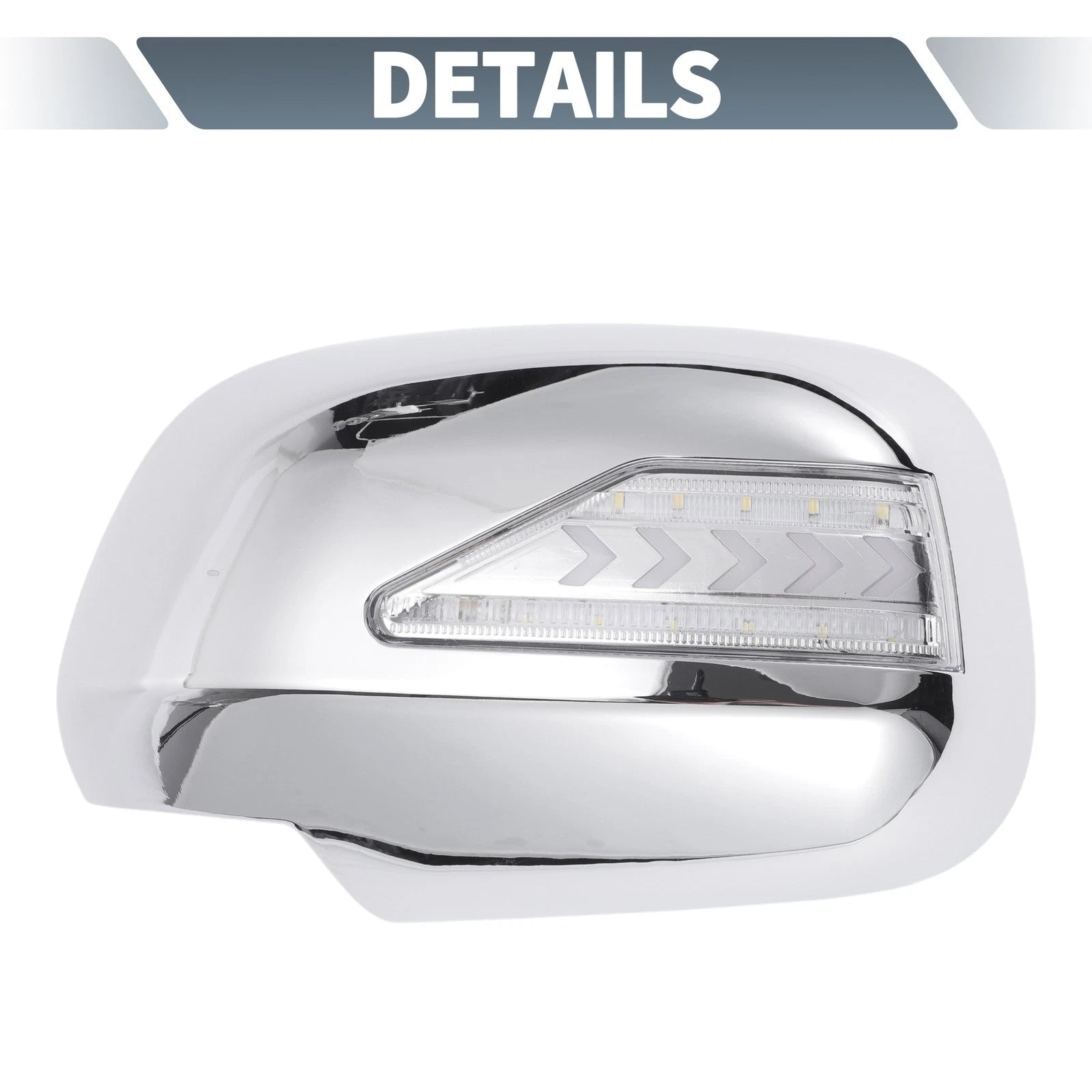 Pair Rearview Mirror Cover Overlay Chrome for Lexus RX330 RX350 (2003)