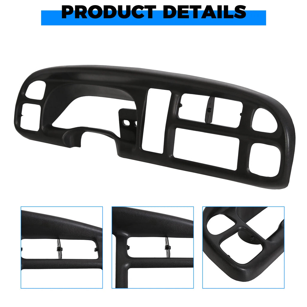Dash Pad for Dodge Ram 1500 2500 3500 (1998–2002) - Gray Plastic