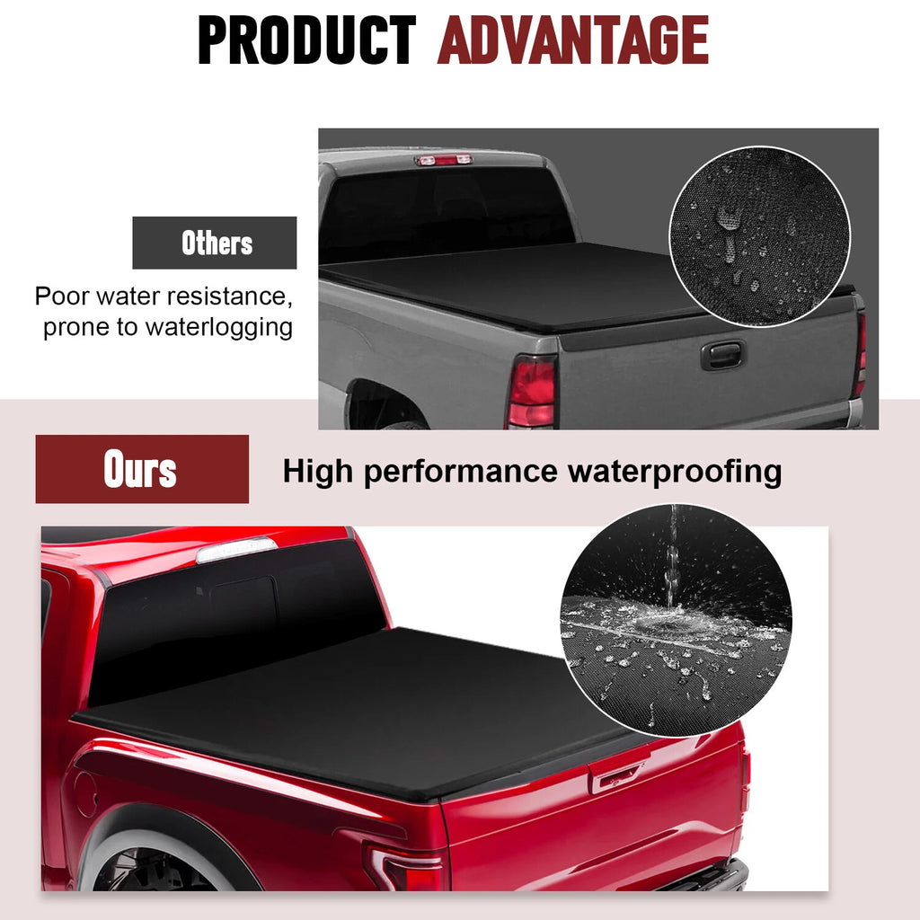 Soft Roll Up Tonneau Cover for Ford F-150 (1997–2004)