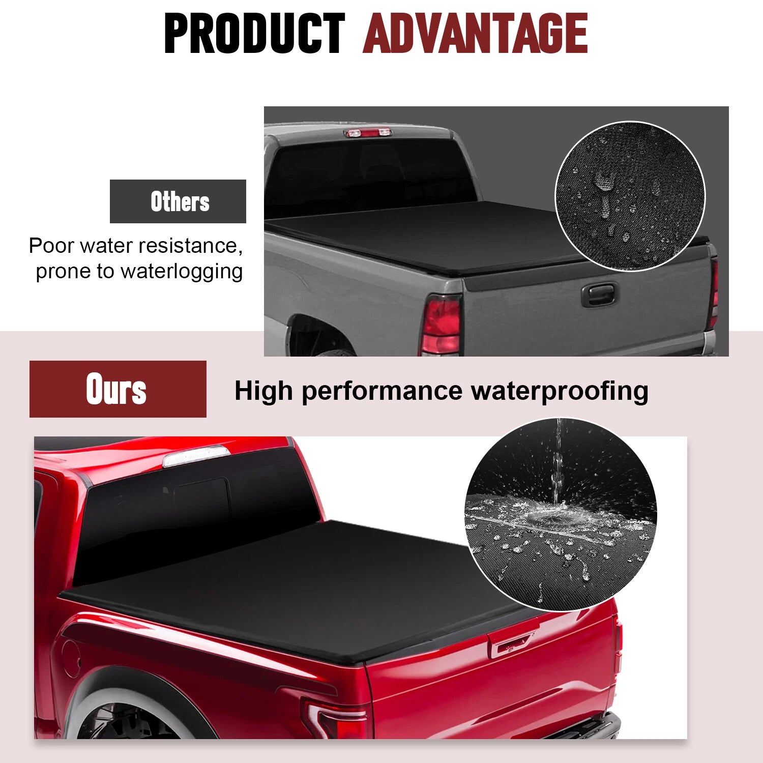 Soft Roll Up Tonneau Cover for Ford F-150 (1997–2004)