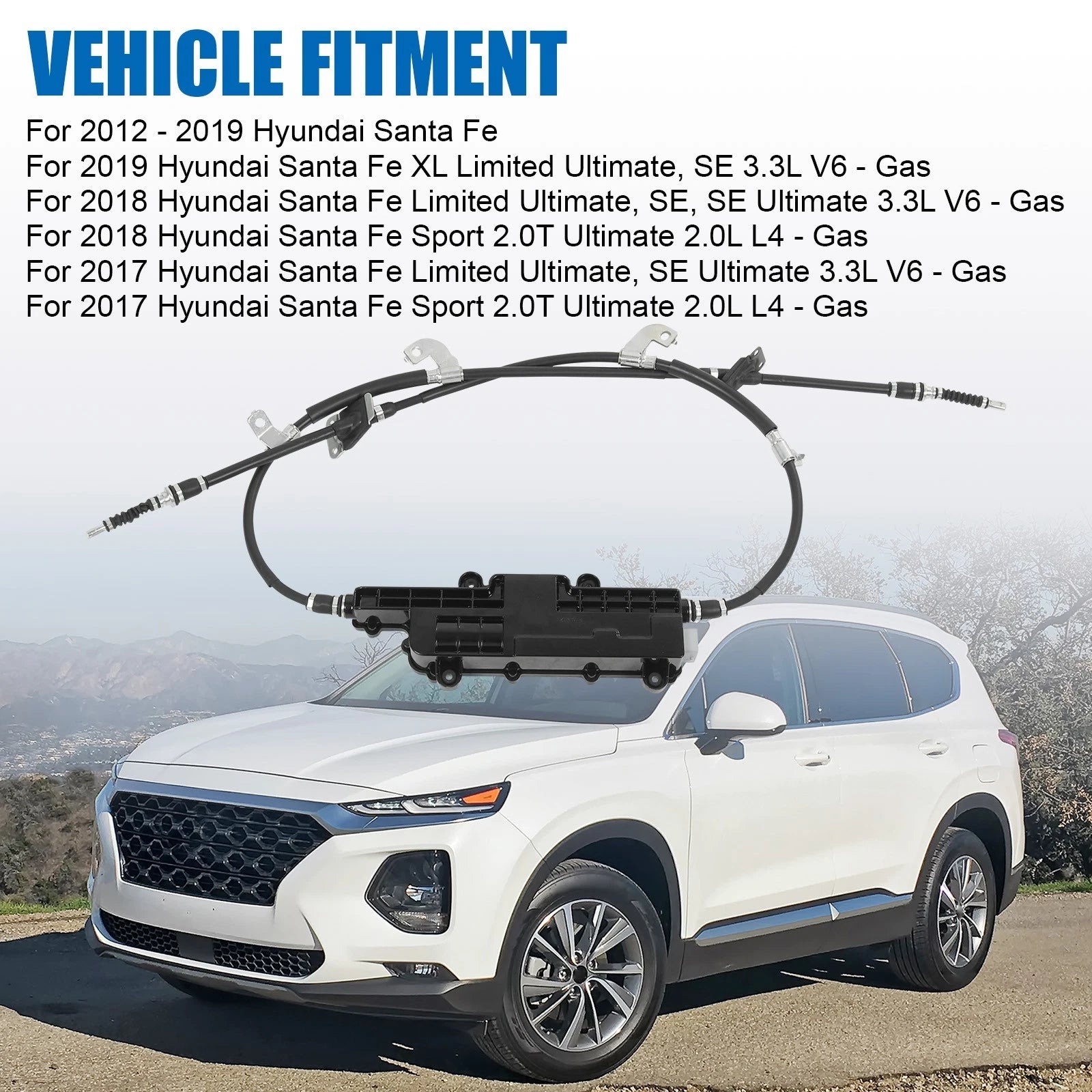 Electronic Parking Brake Assembly for Hyundai Santa Fe (2012-2019)