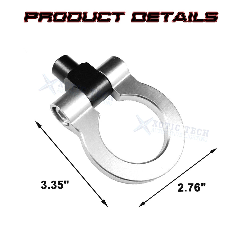 Anodized Alloy Silver Tow Hook for Audi A4 A5 A7 B8 RS7 S4 S5 (2010-2019)