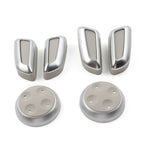 Car Seat Switch Adjustment Button Cover Set for Audi A3 A4 A5 A6 A7 Q3 Q5