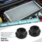 Lower Rubber Cushion Bushing Radiator Mount Insulator for Toyota (2000-2006)
