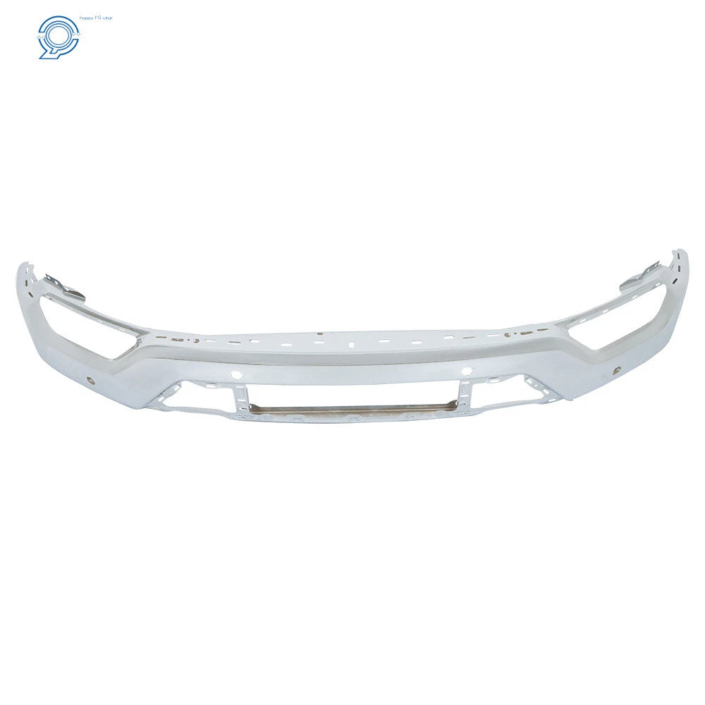Steel Front Bumper for Ford F-150 (2021–2023) Chrome with 6 Sensor Holes