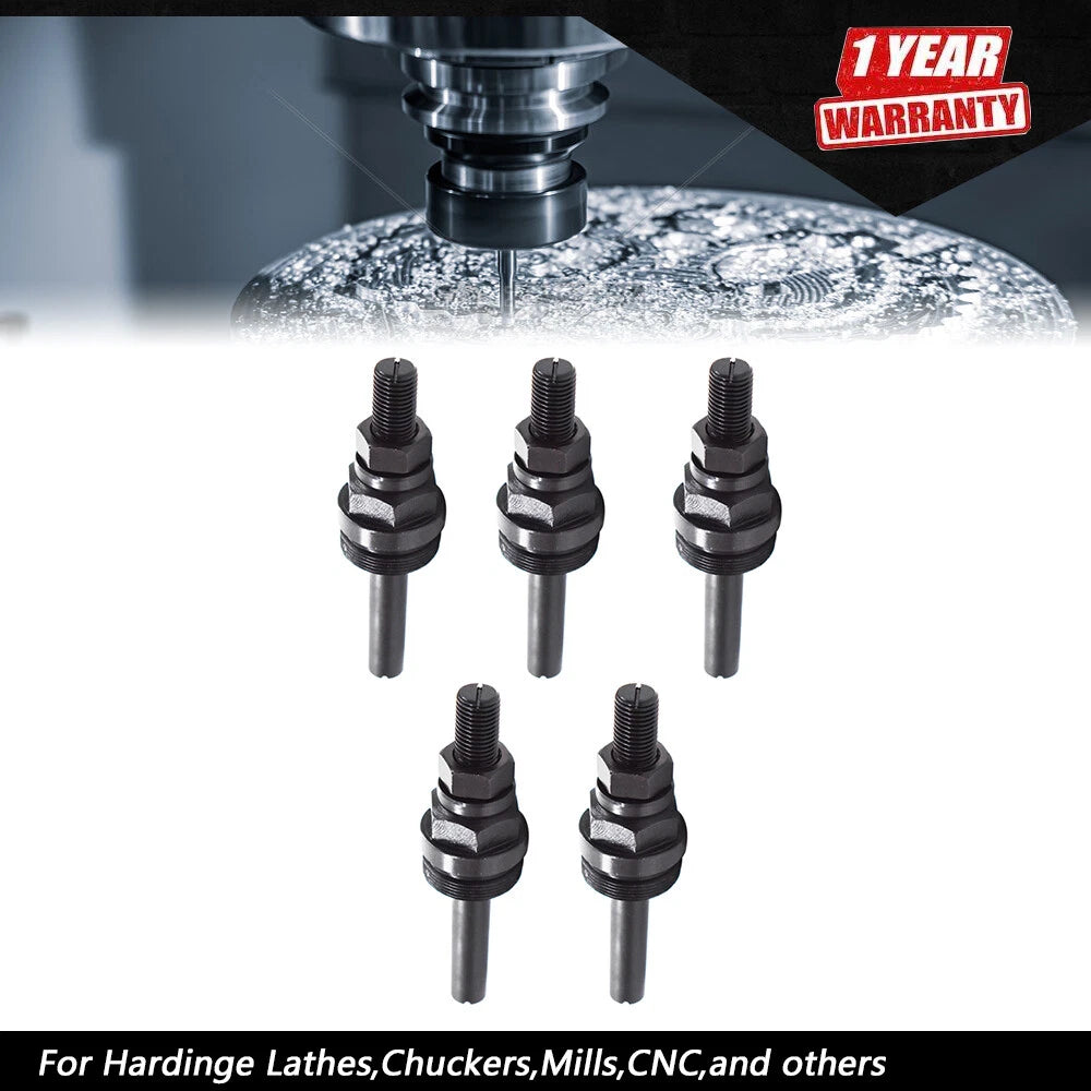 5pcs Adjustable Threaded Stop Collet for Lathes