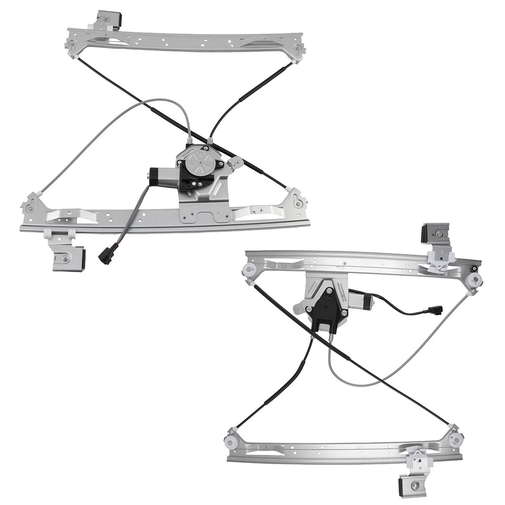 Pair Power Window Regulators for Chevy Trailblazer GMC Envoy (2002–2009)