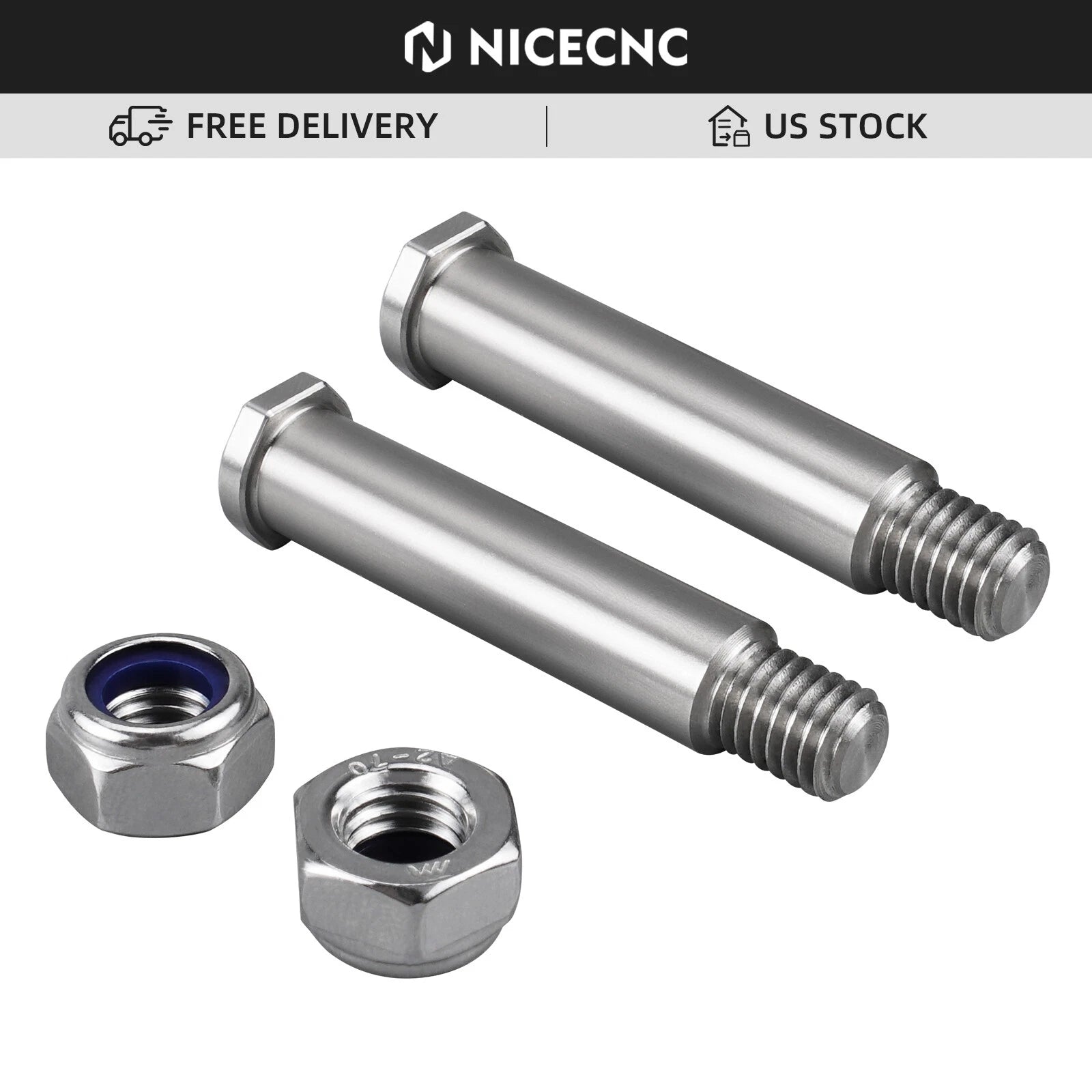Pair Foot Peg Pins for Husqvarna FC FX TX TC 125 250 300 350 450 (2023–2024)