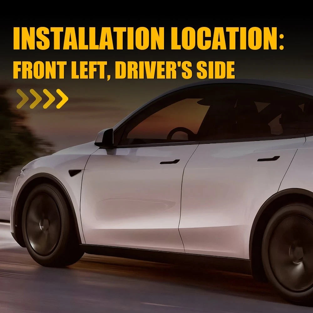 Left Heated Mirror Glass for Tesla Model Y (2020â2025)