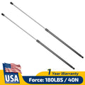 Set of 2 Gas Struts for Leer Camper Shell Rear Topper Window (35.43 inch)