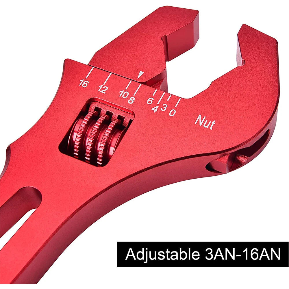3X Adjustable Wrench 3AN-16AN for Hose End Fitting