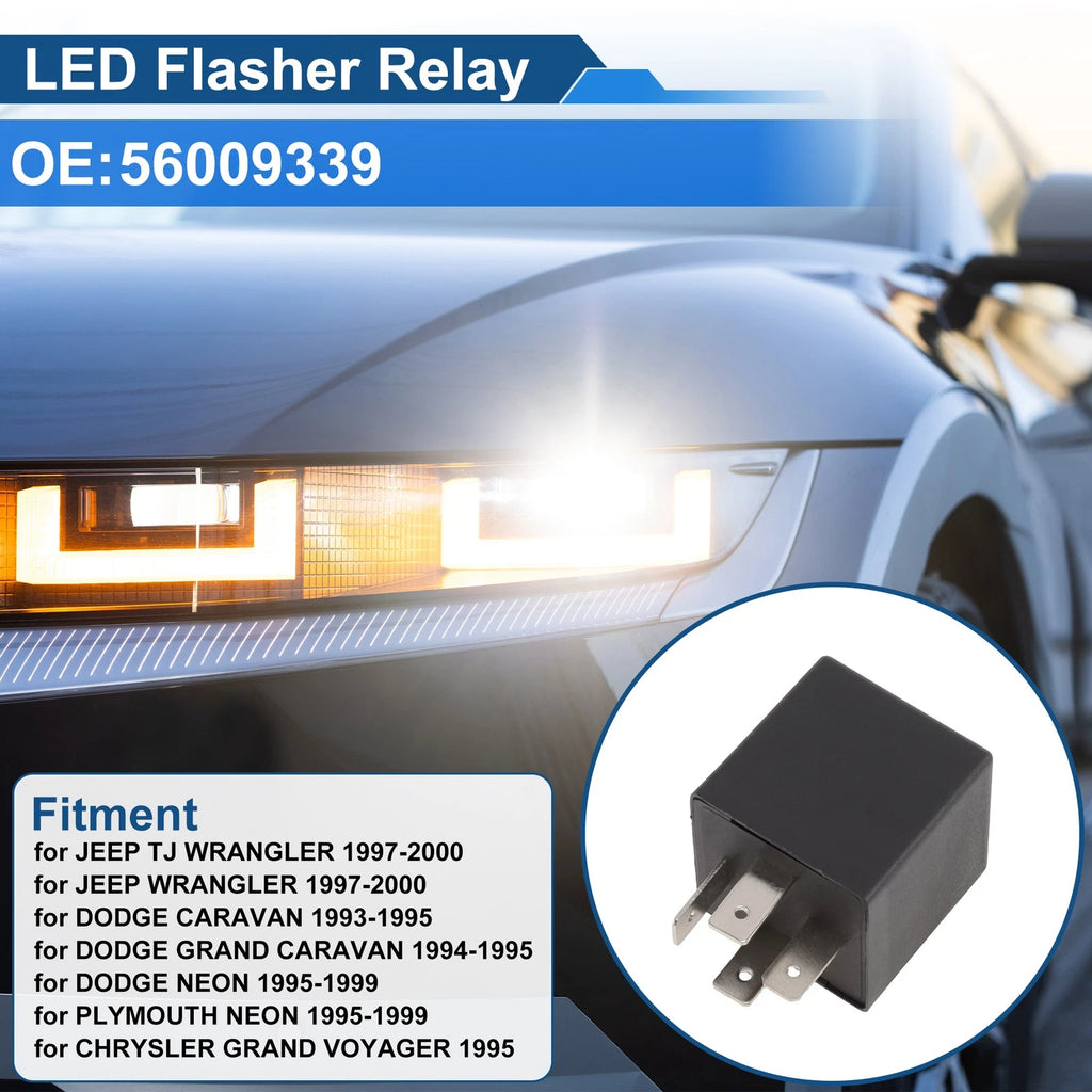 LED Turn Signal Light Bulb Flasher for Jeep Wrangler TJ (1997–2000) No. 56009339