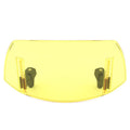 Universal Windshield Deflector for Motorcycle - Yellow