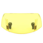 Universal Windshield Deflector for Motorcycle - Yellow