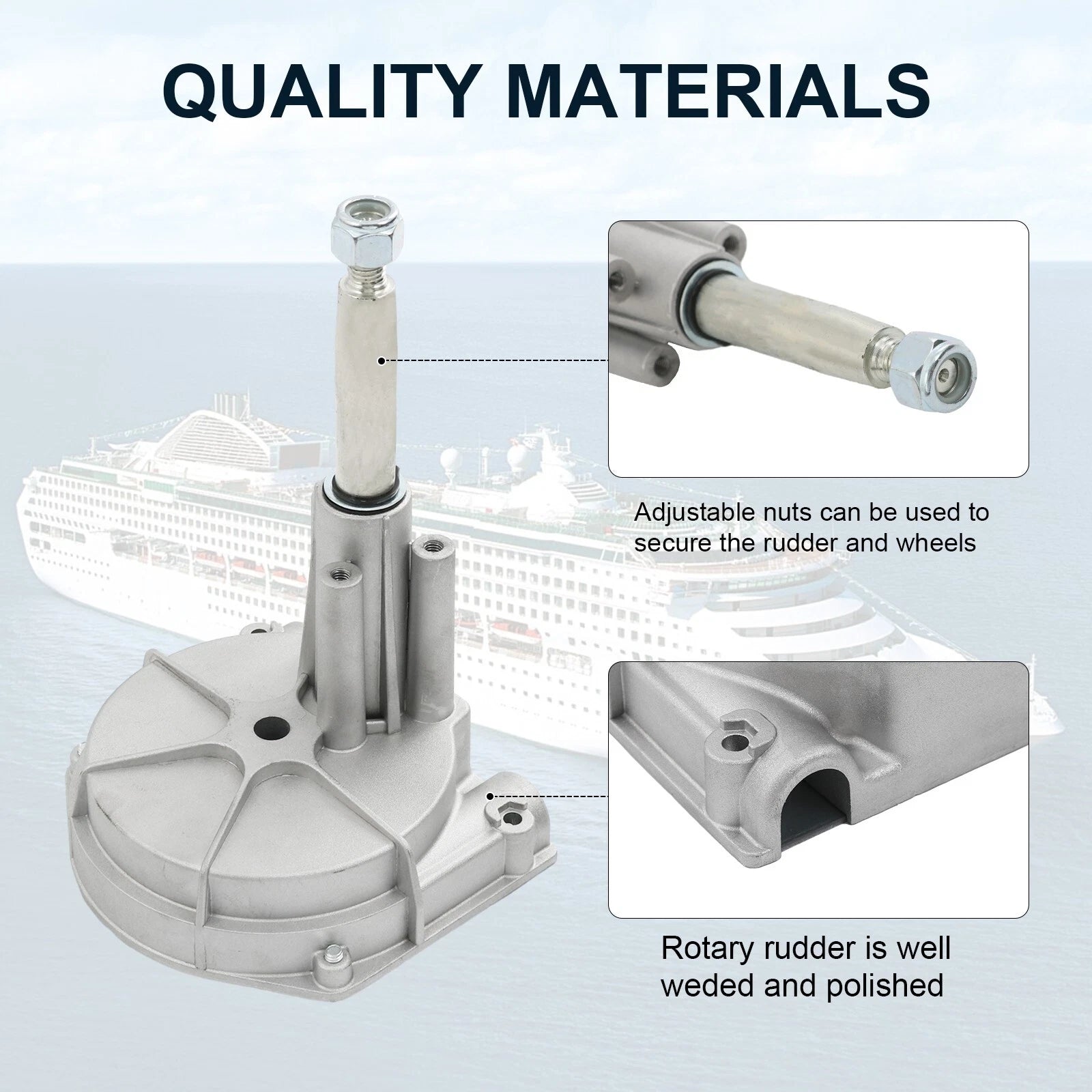 Boat Steering System for Marine Applications (14FT)