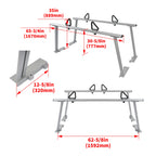Universal Pickup Ladder Rack for Trucks (1000 lb Capacity)