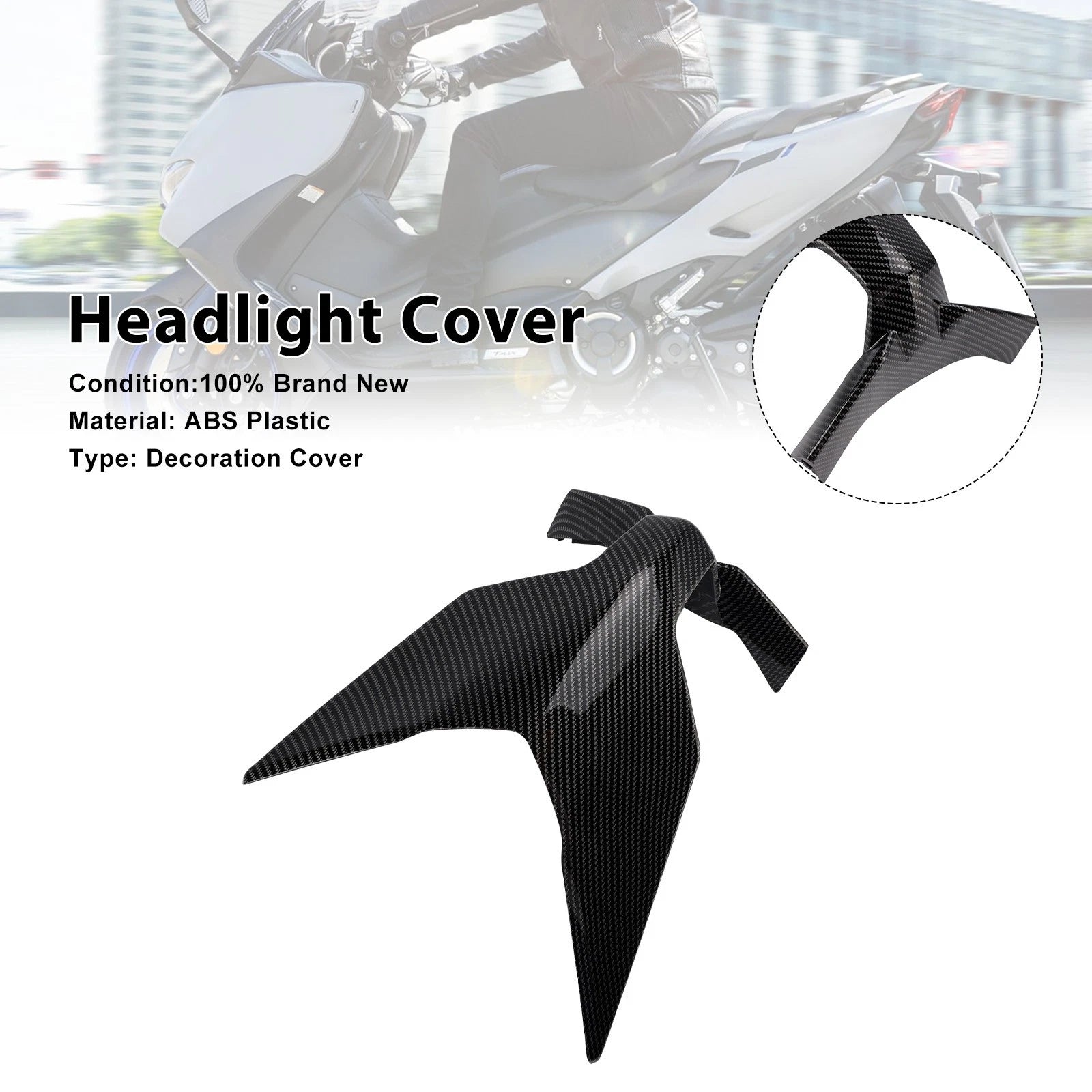 Front Headlight Nose Mid Fairing Cover for Yamaha T-MAX 560 (2025–2026)