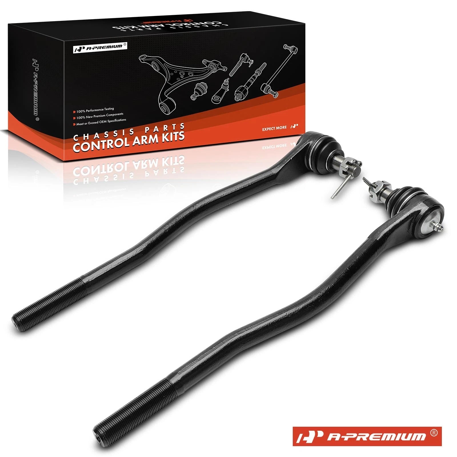 2X Front Inner Tie Rod Ends for Ford Explorer Ranger (1990–1997)