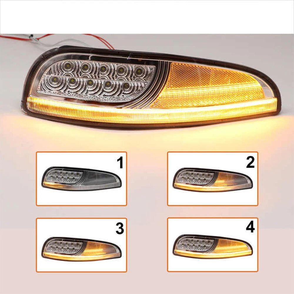 Turn Signal Lights for Chevy Corvette C5 (1997–2004) - Clear DRL Parking Light