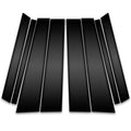 8pc Carbon Fiber Pillar Post Covers for 2010-2015 Mercedes-Benz GLK Class