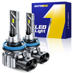 H11 H8 LED Headlight Bulbs Kit 6500K White 4000LM for