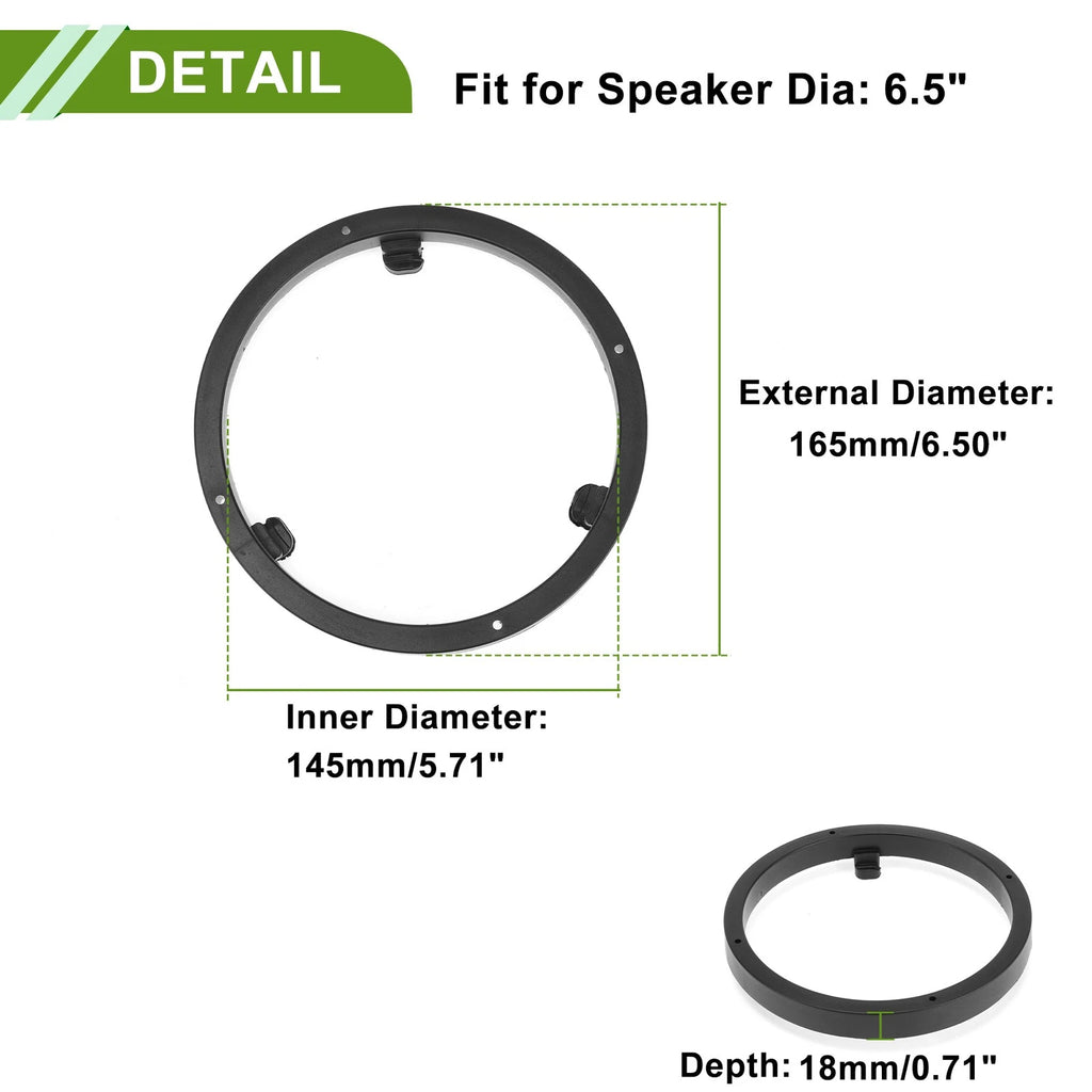 Speaker Spacer Ring Adapter for Mitsubishi Eclipse Cross (2018–2023)