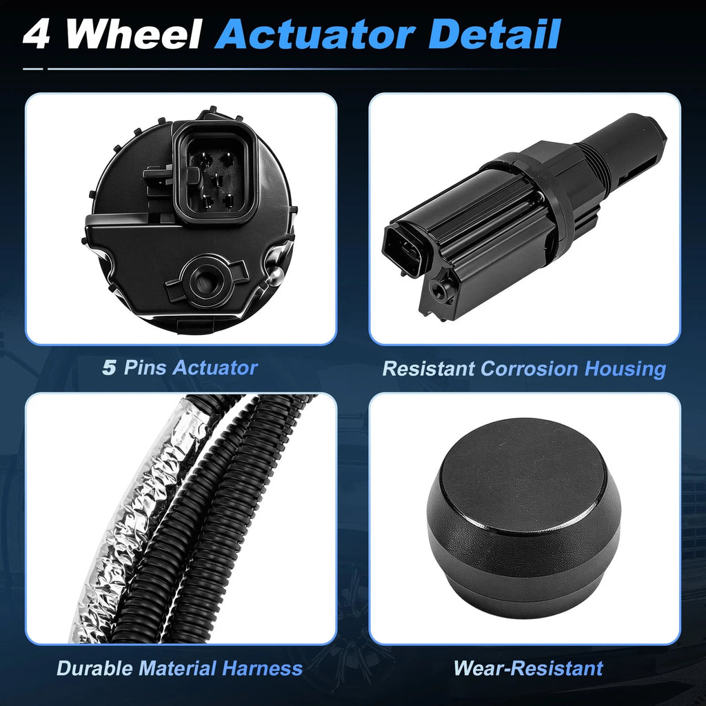 4WD Actuator Harness Kit for Chevrolet K1500 K2500 K3500 (1990–1999) 600-490 26060073