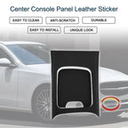 Set of 1 Center Console Panel Sticker for Mercedes-Benz GLC Class X254 (2023–2024) Black