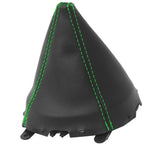 Manual Shift Boot Cover for Mazda RX8 (2004–2011) Green Stitch PVC Leather