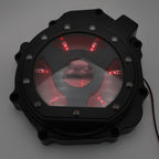 Left Engine Stator Cover w/ LED for Suzuki GSXR1000 (2005–2008)