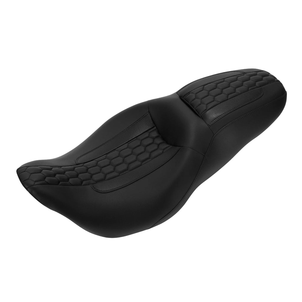 Black Driver & Passenger Seat for Harley Touring Street Road Glide (2009–2023)
