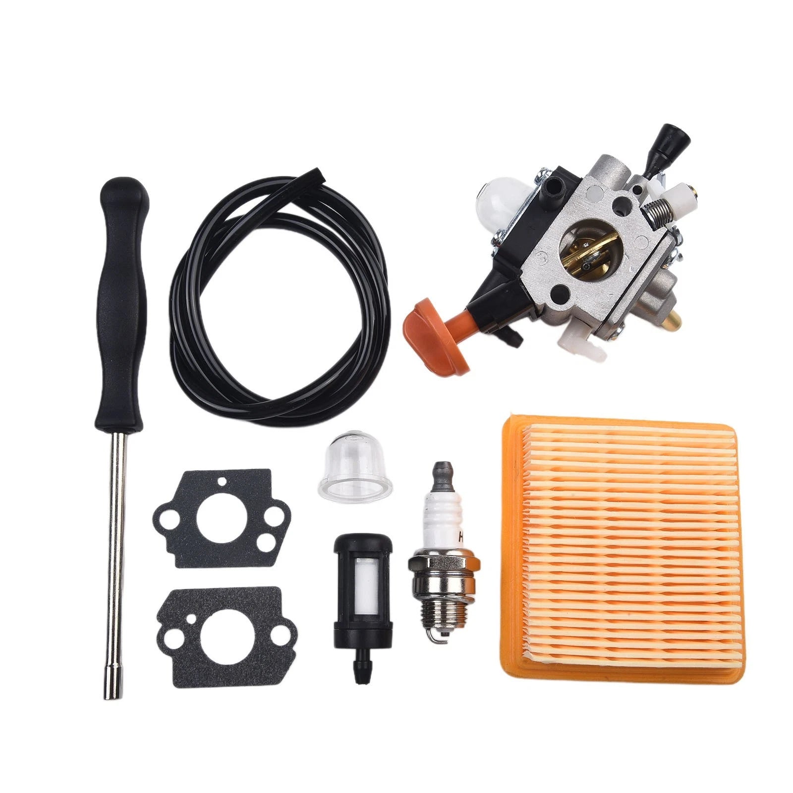 Carburetor and Air Filter Set for FS91R FC91 FS111 FC111 KM91R KM111R HT102