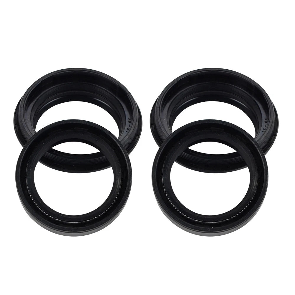 Set of 4 Front Fork Oil Dust Seals Kit for Suzuki GZ250 (2000–2010), RM85 (2002–2018)