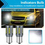 LED White Rear Reverse Bulbs BA15s for Holden Commodore (VT–VE)