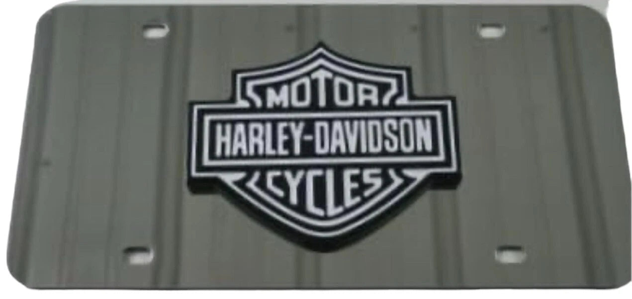 3D Chrome Mirrored License Plate for Harley Davidson