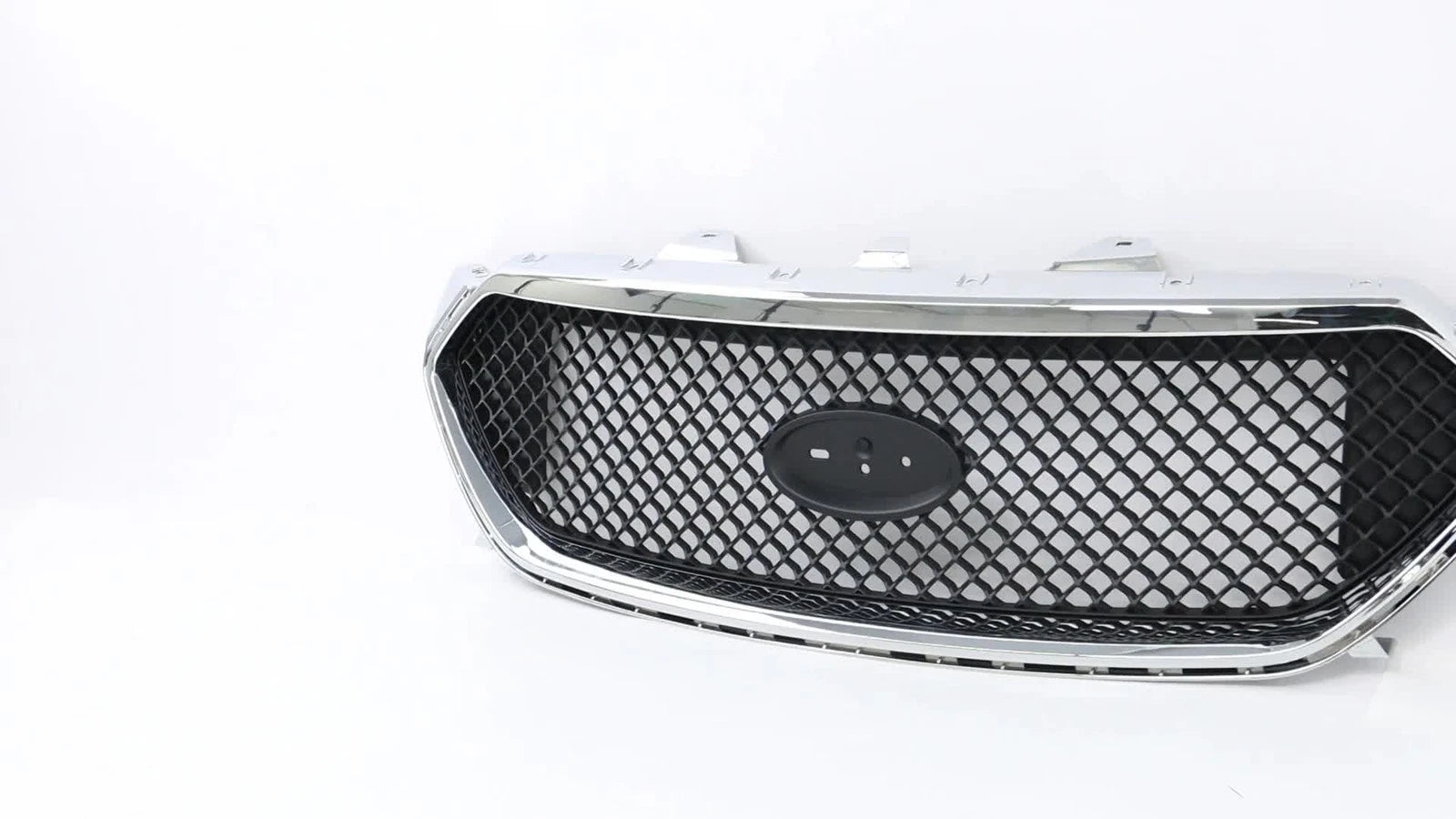 Front Upper Grille Trim for Ford Taurus SHO (2013-2019) Black Chrome