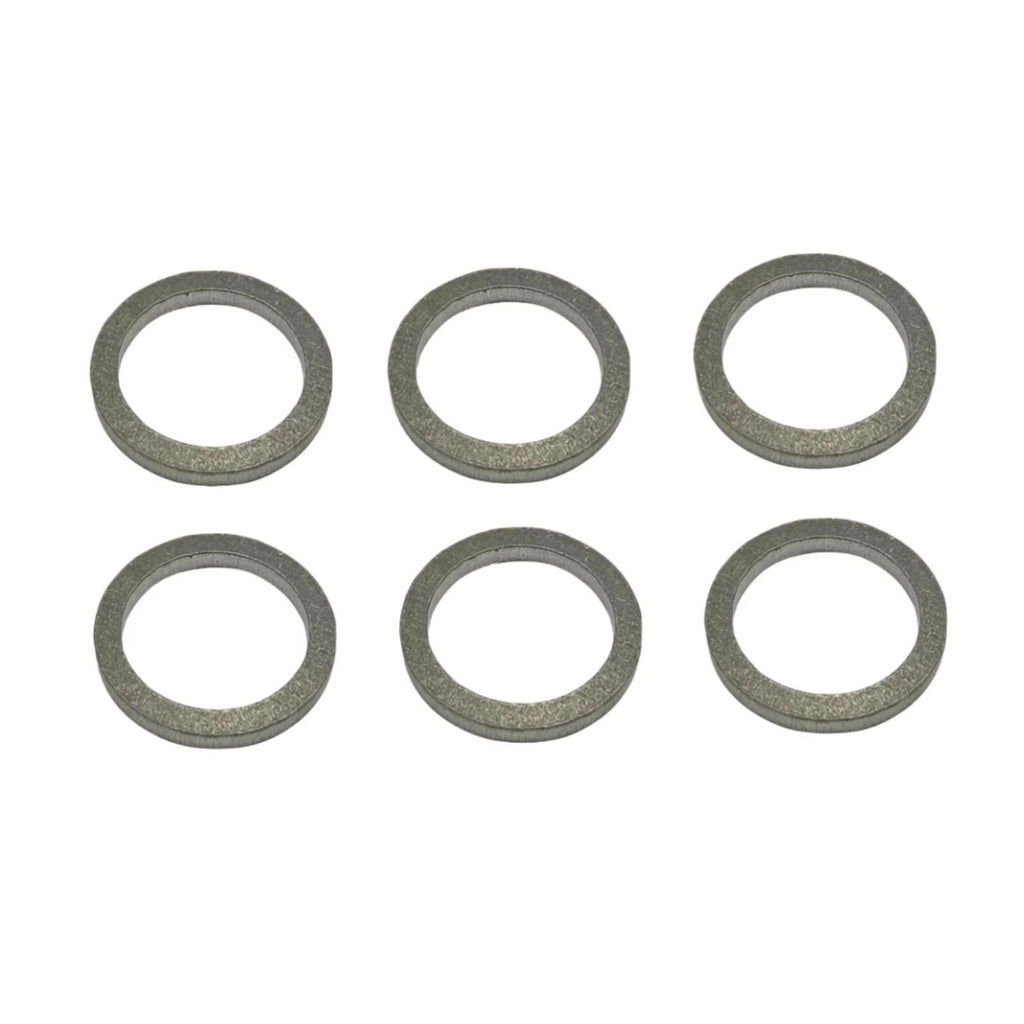 Set of 6 Oil Drain Plug Gaskets for Yamaha (90430-14M09-00, 90430-14228)