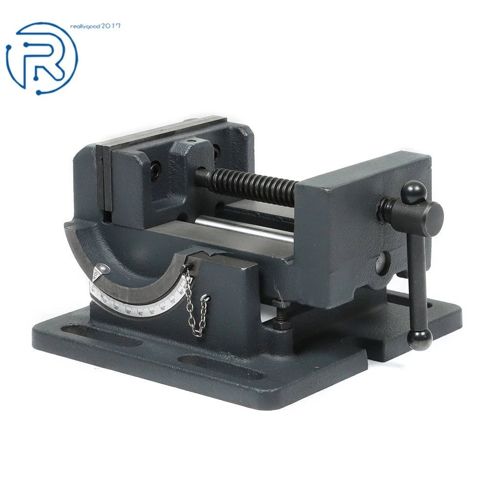 4.25 In Industrial Strength Tilting Angle Vise for Benchtop & Drill Press
