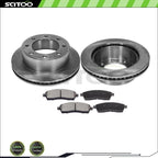 Rear Brake Pads and Rotors for Ford F-250 F-350 Super Duty (1999–2007)