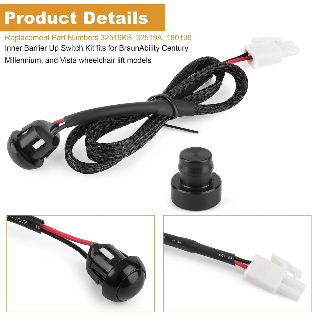IB Switch Kit Replacement for BraunAbility Wheelchair Lift (32519A, 180196)