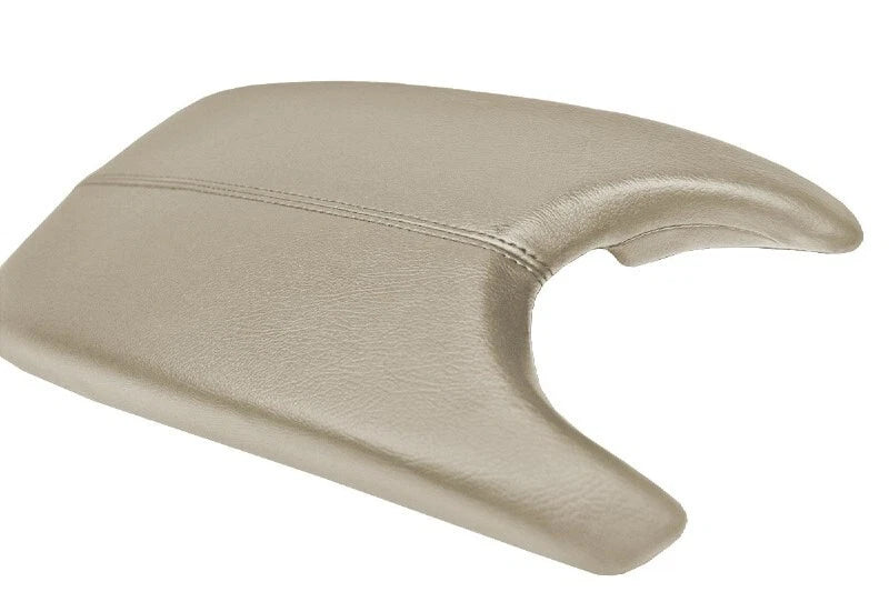 Leather Console Lid Armrest Cover for Cadillac ATS (2013–2019) Beige