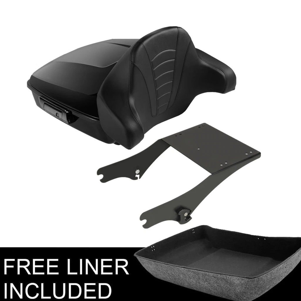 Chopped Trunk Pad for Harley Touring Street Road Glide (1997–2008)